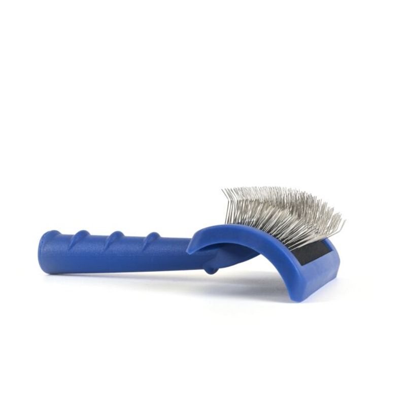 Tuffer Than Tangles Long Firm Pin Medium Slicker Brush, Show Tec