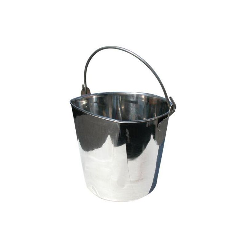 Stålbøtte med en flat side 15,5cm - 1,9 L, Show Tech